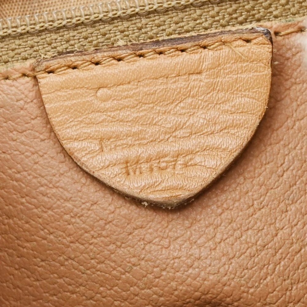 CELINE Logo Macadam Pattern Backpack Bag PVC Leather Brown GHW - Picture 13 of 15